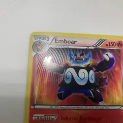 ✨Emboar✨ - Next Destinies - Secret Rare 100/99 - NM w/ Print Error on the Back - Image 3