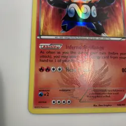 ✨Emboar✨ - Next Destinies - Secret Rare 100/99 - NM w/ Print Error on the Back - Image 4