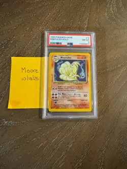 1999 Pokemon Game NINETALES Holo #12 Graded PSA 8 - Image 3