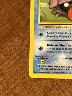 Pokemon Shellder 54/62 Fossil (Heavily Played) - Image 5
