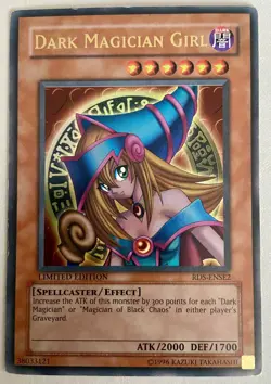 YuGiOh Dark Magician Girl RDS-ENSE2 Limited Edition Ultra Rare - Image 1