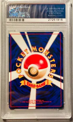 Pokemon Card Poliwrath No. 062 No Rarity Symbol 1st Edition Base Set PSA 9 MINT - Image 2