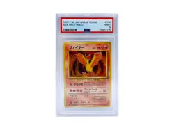 Moltres Holo No.146 Fossil Japanese Pokemon Card 1997 PSA 9 Vintage Mint - Image 1