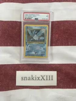 1999 POKEMON - Fossil 1st Edition - Articuno HOLO #2 PSA 7 - Image 1