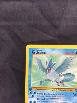 Pokemon Cards: Fossil 1st Edition Rare: Articuno 17/62 - Image 2