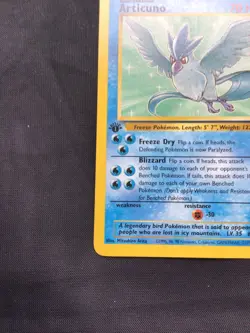 Pokemon Cards: Fossil 1st Edition Rare: Articuno 17/62 - Image 5