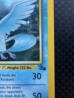 Pokemon TCG First Edition Fossil Holographic Articuno 02/62 Excellent Condition - Image 4
