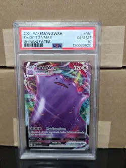 Ditto VMAX 051/082 SWSH Shining Fates Full Art PSA 10 GEM MINT - Image 1