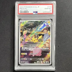 PSA 10 Pikachu AR 173/165 151 SV2a Pokemon Card - Pokemon Card JP 2023 GEM MINT - Image 2