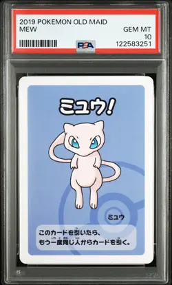 2019 POKEMON OLD MAID MEW PSA 10 - Image 1
