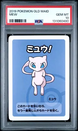 2019 Pokemon Old Maid Mew PSA 10 Gem Mint - Image 1