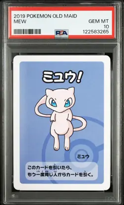 2019 POKEMON OLD MAID MEW PSA 10 - Image 1
