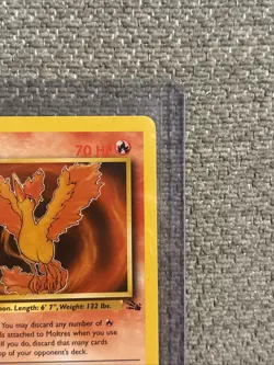 Moltres Vintage Pokemon TCG Card 27/62 Fossil Non-Holo Rare - Image 3