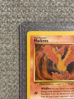 Moltres Vintage Pokemon TCG Card 27/62 Fossil Non-Holo Rare - Image 4