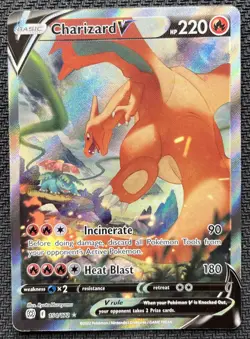 Charizard V Alt Art Brilliant Stars Pokemon Card SWSH 154/172 FA 2022 Near Mint - Image 1