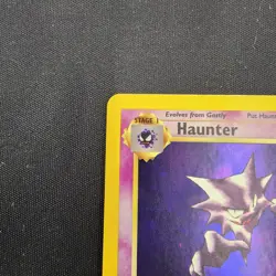 Pokemon TCG Base Set Holo Haunter Fossil LP 6/62 1999 - Image 2