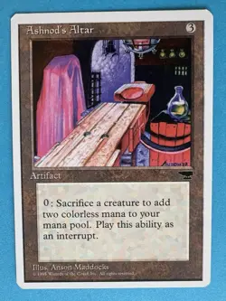 MTG Ashnod's Alter Artifact - Chronicles 1995 LP - Image 3