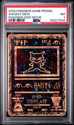 *New Cert* Pokemon PSA 7 NM Ancient Mew 2000 Movie Promo Holo English WOTC Card - Image 1