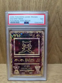 Pokemon TCG Ancient Mew Movie Promo Holo Card 2000 First Movie Edition PSA 7 - Image 3
