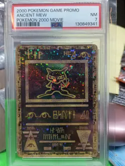 Ancient Mew 2000 Movie Pokemon Card Promo PSA 7 Near Mint NM !!!!4 🌀SWIRLS!!!! - Image 1