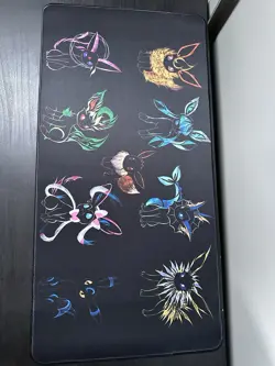 Pokemon Eevee Evolutions - Mouse Pad Laptop Gaming Rubber Desk Mat Art - Image 5