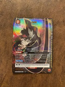 Asta SR* (1-Star) Alt Art-Union Arena Black Clover ENGLISH Mint UEO8BT/BCV-1-075 - Image 1