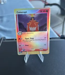 Camerupt 24/97 Reverse Holo Uncommon EX Dragon Pokemon Card Vintage 2003 LP/NM - Image 1