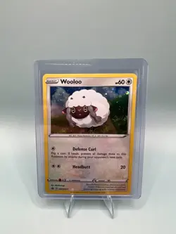 Pokemon TCG Wooloo Black Star Promo Holo Card SWSH011 General Mills NM - Image 1