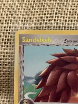 Pokemon TCG Sandslash Delta Species 27/113 Reverse Holo Rare 80HP Card 2005 - Image 3