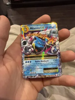 M Blastoise EX 22/108 HOLO Pokemon Card XY Evolutions Holo Rare 22/108 Mp - Image 1