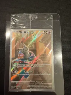 Mimikyu SVP 075 New & Sealed Promo Pokemon Card Paldean Fates - Image 2