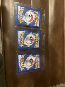 Pokemon Base Set Holo Regular Lot Kangaskhan Machop Aerodactyl 3 Cards 1999 - Image 2