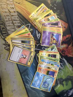 Complete Base Set Commons NM-PL Japanese Vintage Pokemon Cards Authentic - Image 1