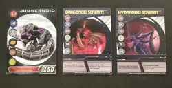 Bakugan Battle Brawlers cards - Juggernoid + dragonoid scream + hydranoid scream - Image 1