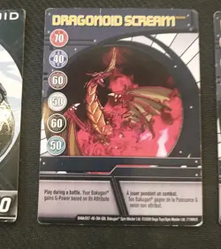 Bakugan Battle Brawlers cards - Juggernoid + dragonoid scream + hydranoid scream - Image 4