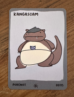 Pokemon Pokenot parody card by Dysfunctional Passholder Kangascam - Image 1
