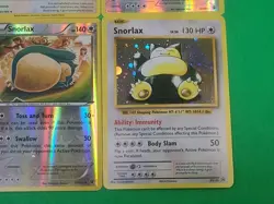 Pokemon Alternate Art Snorlax Holographic Cards Lot Of 4 NM Condition Nice! - Image 5