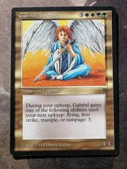 *** LEGENDS Gabriel Angelfire *** NM-Mint Beauty! - DUTYFREE - Vintage Magic MtG - Image 1