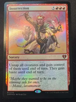 2023 Magic: The Gathering-Insurrection #0236 MTG Commander Masters - FOIL - NM - Image 1