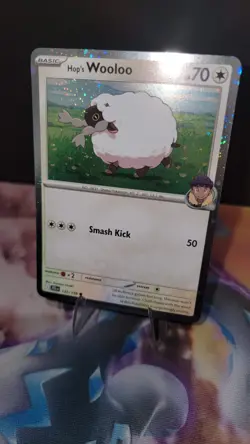 Hop's Wooloo 135/159 PROMO Cosmos Holo NM Pokemon TCG JTG - Image 2
