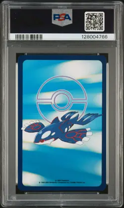 2003 POKEMON SAPPHIRE VERSION PLAYING CARDS 4 OF CLUBS CACNEA PSA 10 - Image 2