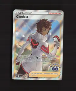 Candela SWSH228 Sword & Shield Full Art Black Star Promo Holo Pokemon Card NM - Image 1