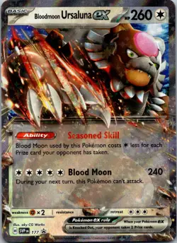 Bloodmoon Ursaluna ex 177 SV: Scarlet & Violet Promo Cards NM - Image 1