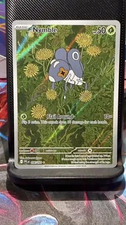 Nymble 096/094 Phantasmal Flames 2025 Illustration Rare Pokemon TCG Card Mint/NM - Image 1