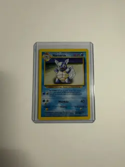 Pokemon Wartortle ERROR Evolution Box MISPRINT Portuguese Base Set 42/102 Card - Image 1