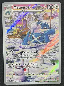 Metagross - 178/162 - Illustration Rare - Temporal Forces Pokemon TCG Card - NM - Image 1