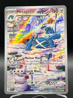 Metagross - 178/162 - Illustration Rare - Temporal Forces Pokemon TCG Card - NM - Image 1
