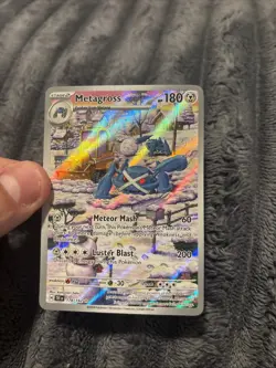 TCG Pokemon Metagross 178/162 Temporal Forces Illustration Rare Near Mint/Mint - Image 2
