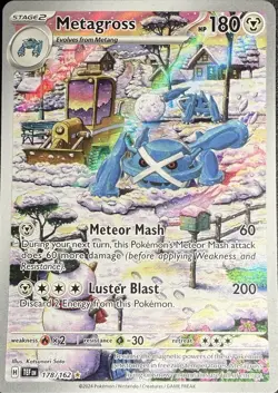 Metagross - 178/162 - Illustration Rare - Temporal Forces Pokemon TCG Card - NM - Image 2