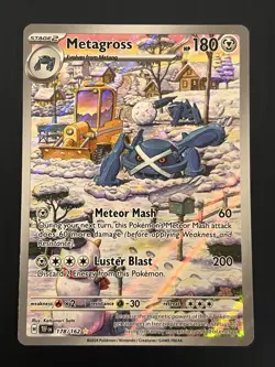 Pokemon TCG Metagross 178/162 - Temporal Forces - Illustration Rare- English-nm - Image 1